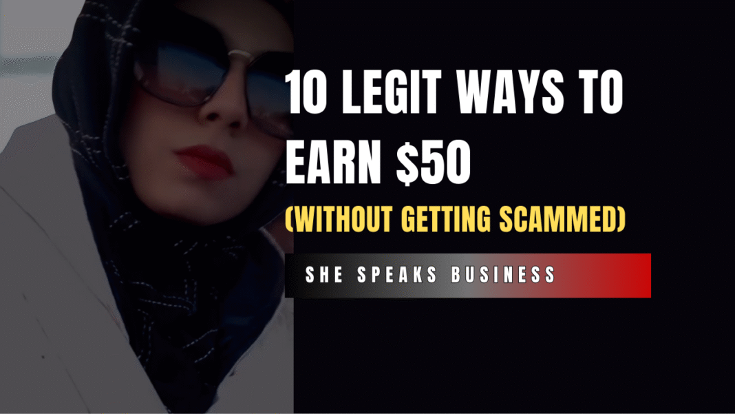 10 Legit Ways to Earn $50 Daily Fast (Without Getting Scammed)