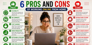 6 Pros and Cons of Working Online from Home 6 Pros and Cons of Working Online from Home
