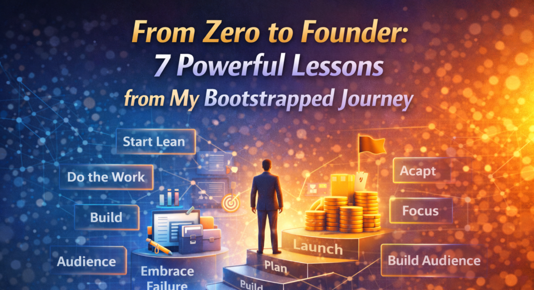 From Zero to Founder 7 Powerful Lessons from My Bootstrapped Journey